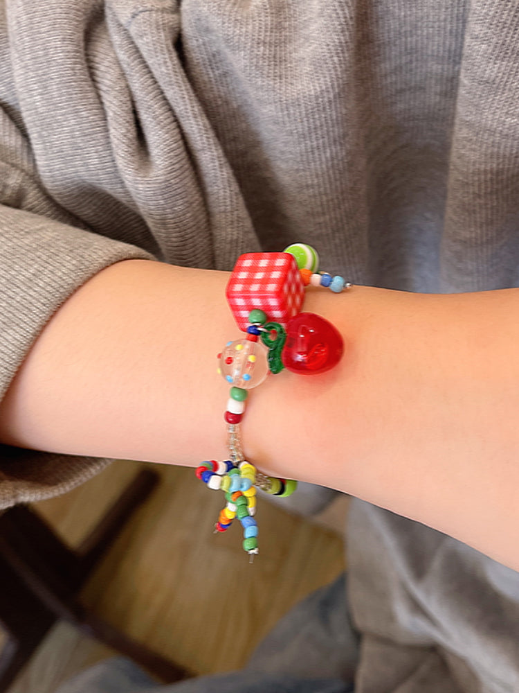 Apple Paradise Beaded Bracelet & Necklace-ntbhshop