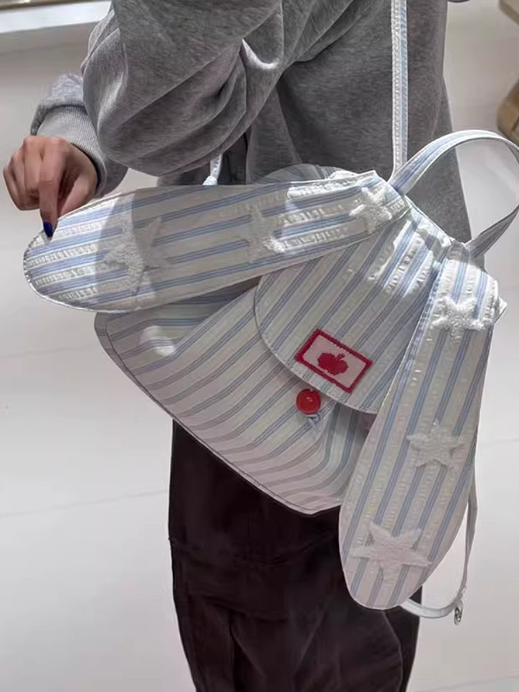Bunny Ear Stripe Daydream Backpacks-ntbhshop