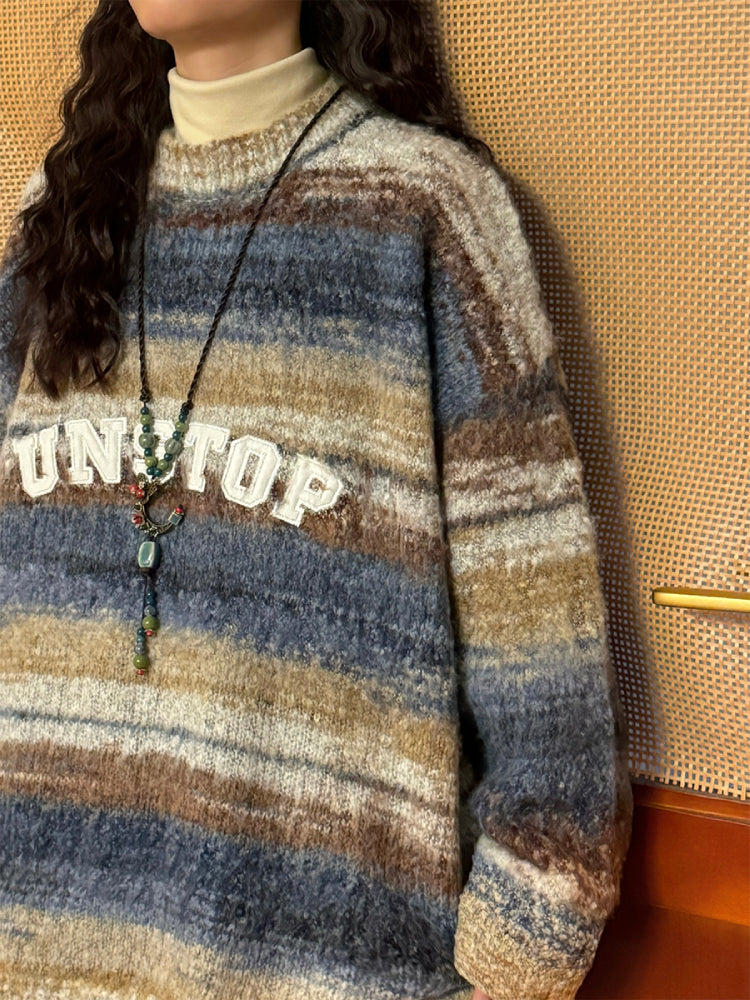 Unstop Fuzzy Horizon Knit Sweaters-ntbhshop