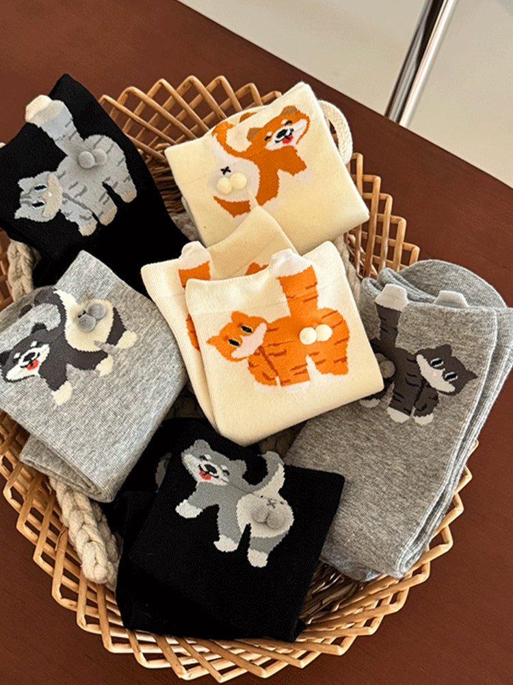 Peachy Paws Crew Socks-ntbhshop