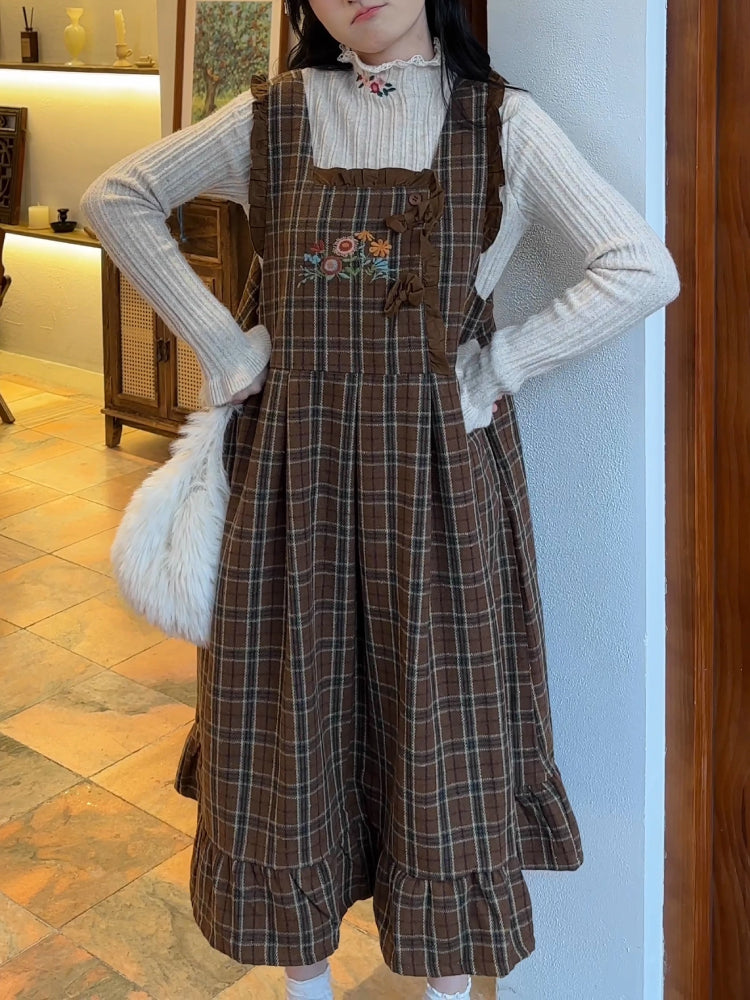 Wildflower Embroidery Knit Turtlenecks-ntbhshop