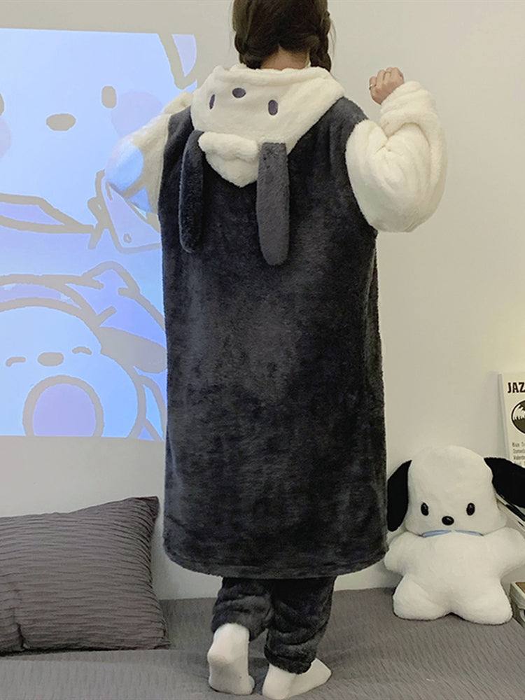 Pochacco Cozy Fleece Pajamas-Sets-ntbhshop