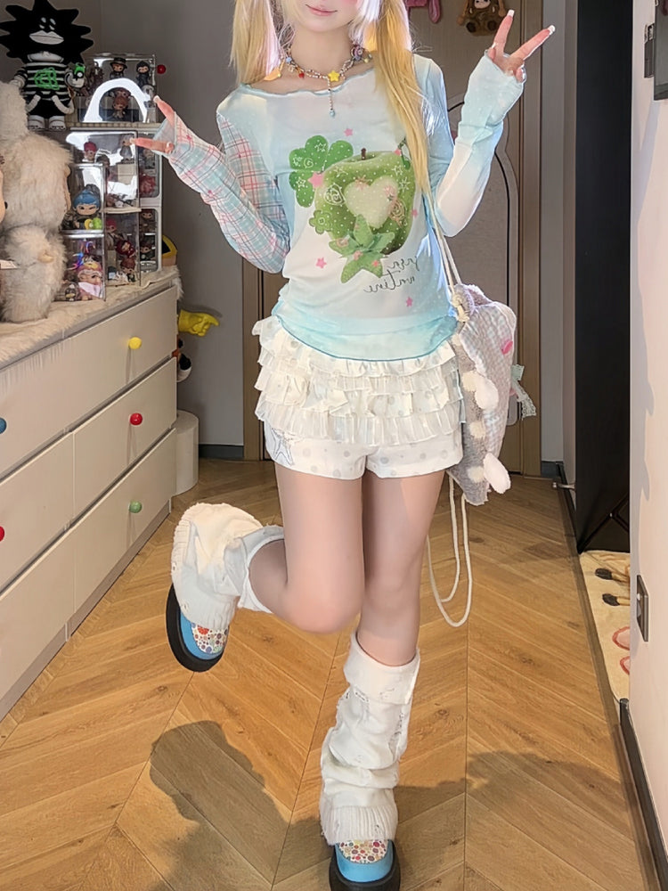 Apple Soda Mesh Tops-Tops-ntbhshop