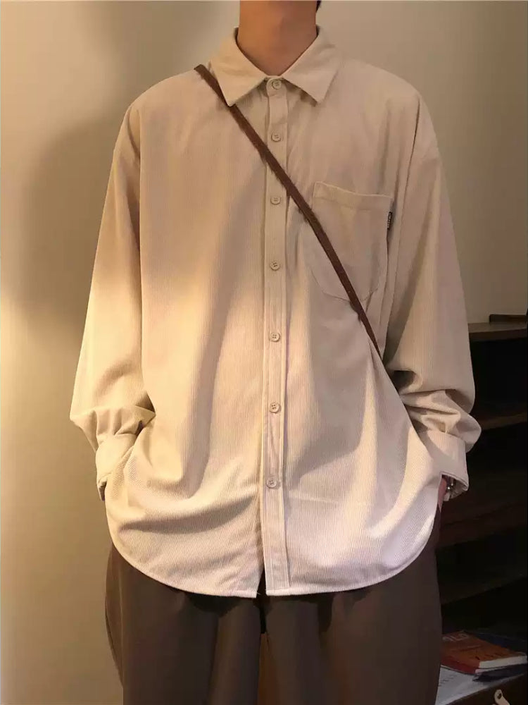 Autumn Archive Unisex Corduroy Shirts-ntbhshop