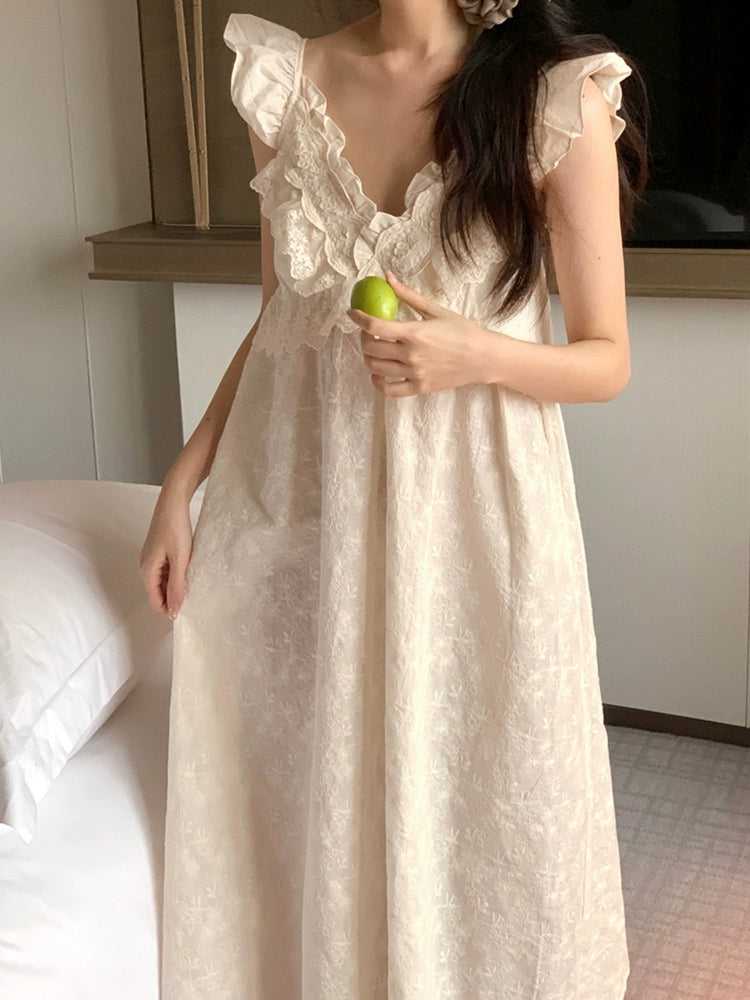 Dreamy Court Lace Pajama Set & Nightdress-ntbhshop