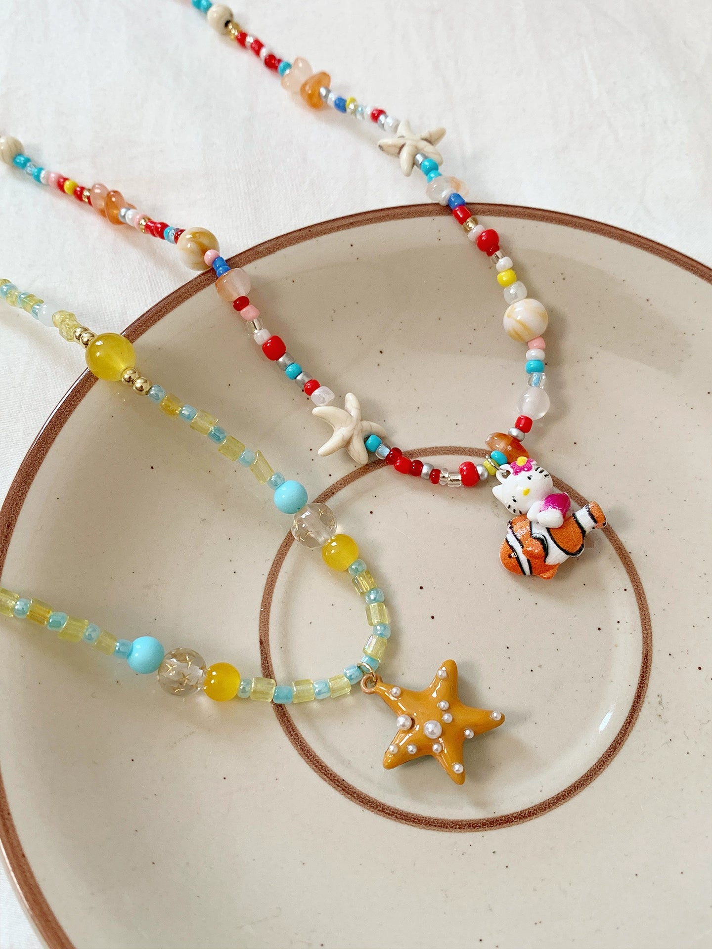 Fruit Pop Star Beaded Necklaces-ntbhshop