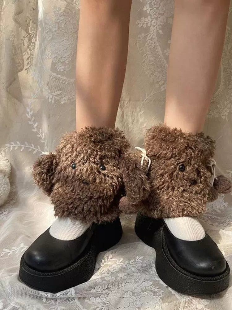 Fluffy Puppy Leg Warmers-ntbhshop