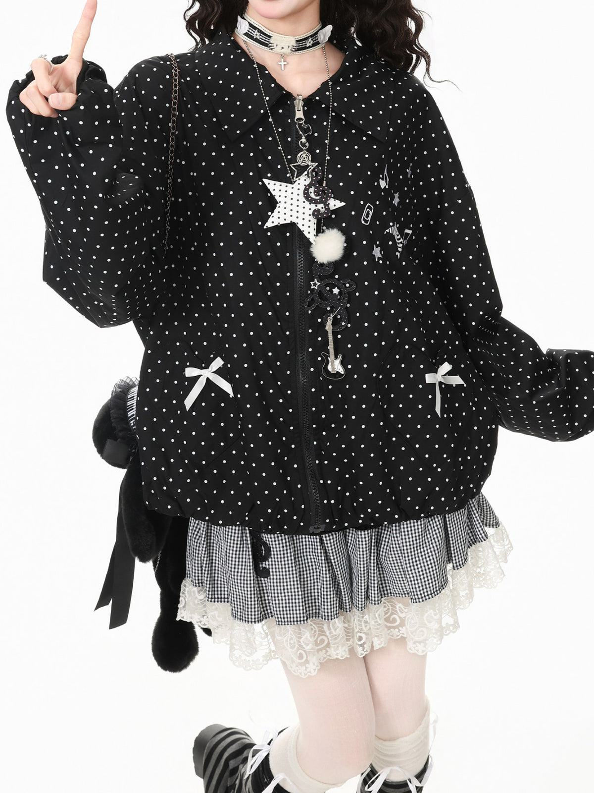 Whimsy Melody Reversible Jackets-Outerwear-ntbhshop