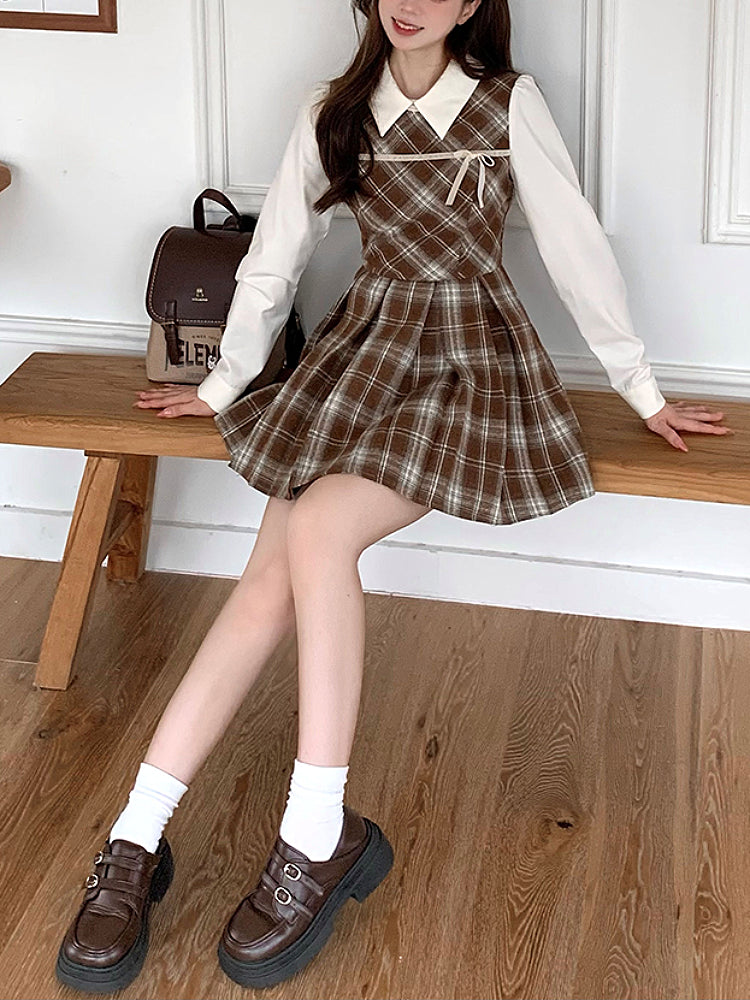 Maple Latte Academia Blazer & Dresses-ntbhshop