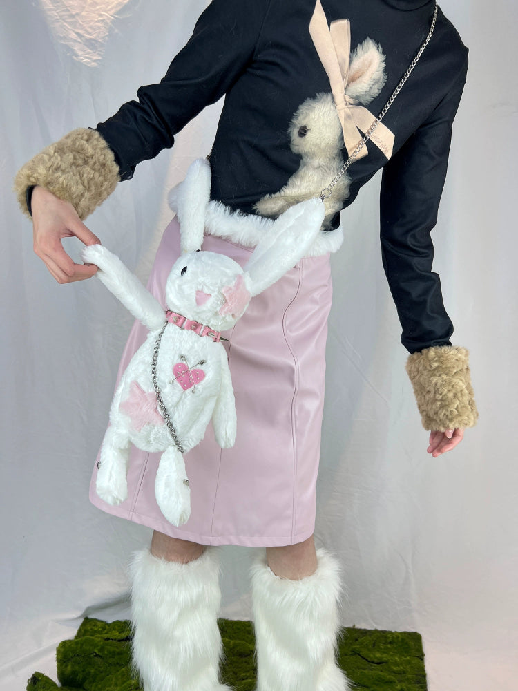 Bunny Knight Crossbody Plush Bags-ntbhshop