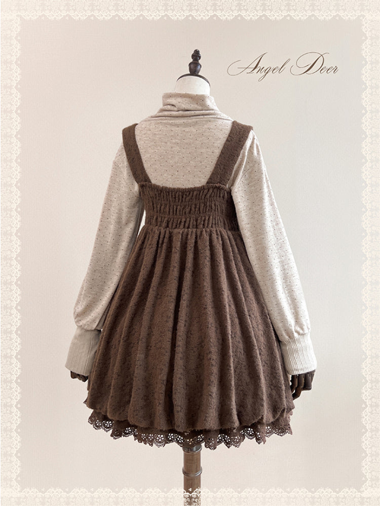 Angel Deer Whimsy Dots Turtleneck-ntbhshop