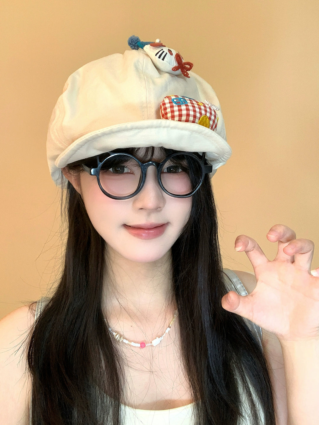 Cloud Painter Cute Denim Berets-ntbhshop