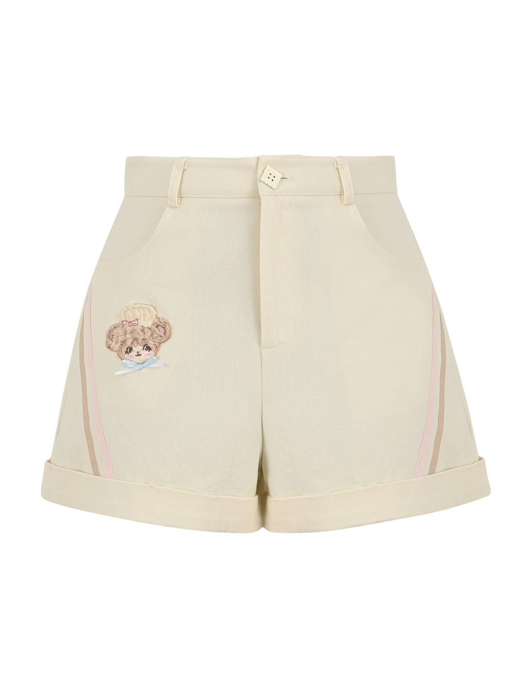 Bakery Bear Cotton Shorts-Bottoms-ntbhshop