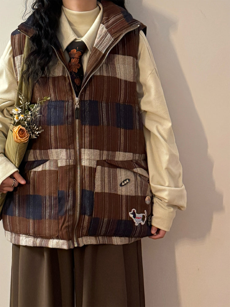 Dachshund Patch Puffer Vests-ntbhshop