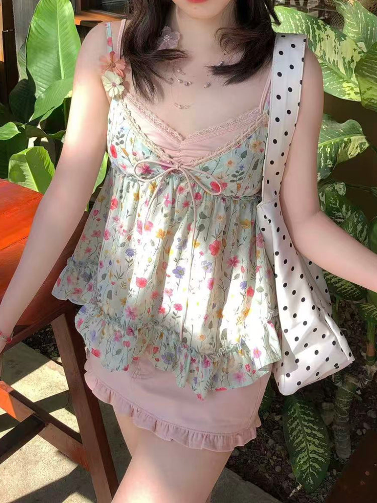 Garden Bloom Cardigans & Layer Camis-Sets-ntbhshop