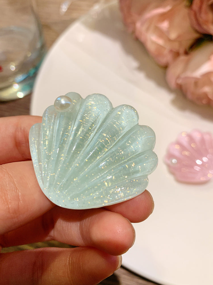 Mermaid Starfish & Shell Side Hair Clips-ntbhshop