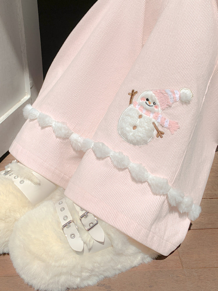 Snowman Dream Cotton Lounge Pants-ntbhshop