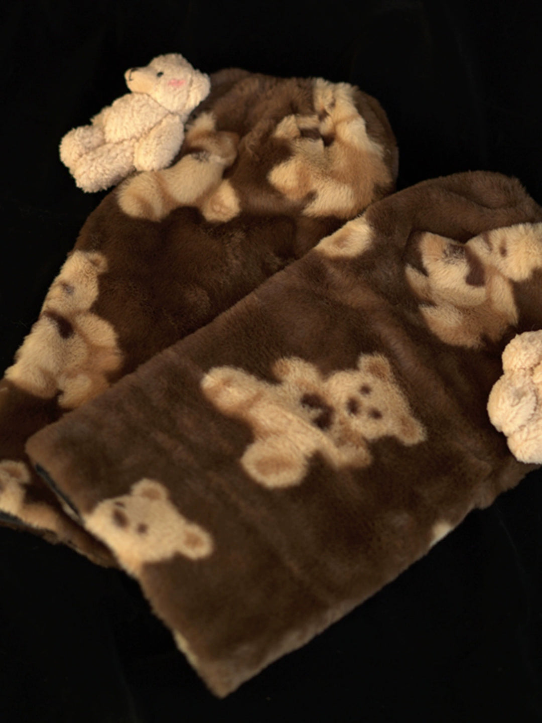 Plush Cub Teddy Leg Warmers-ntbhshop