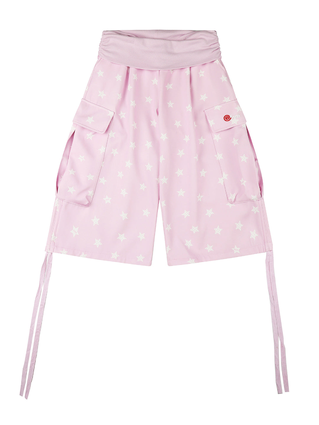 Star Pocket Drawstring Capri Pants-Bottoms-ntbhshop