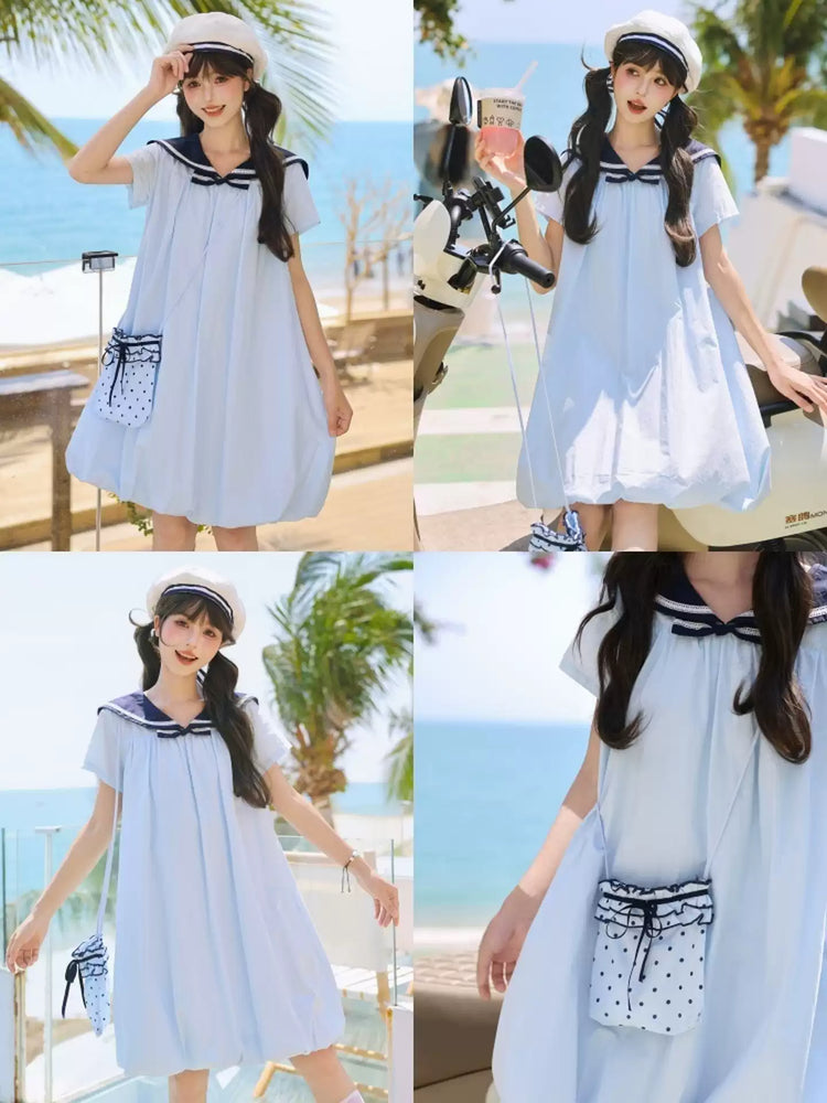Sky Harbor Sailor Dress & Bag-Dresses-ntbhshop