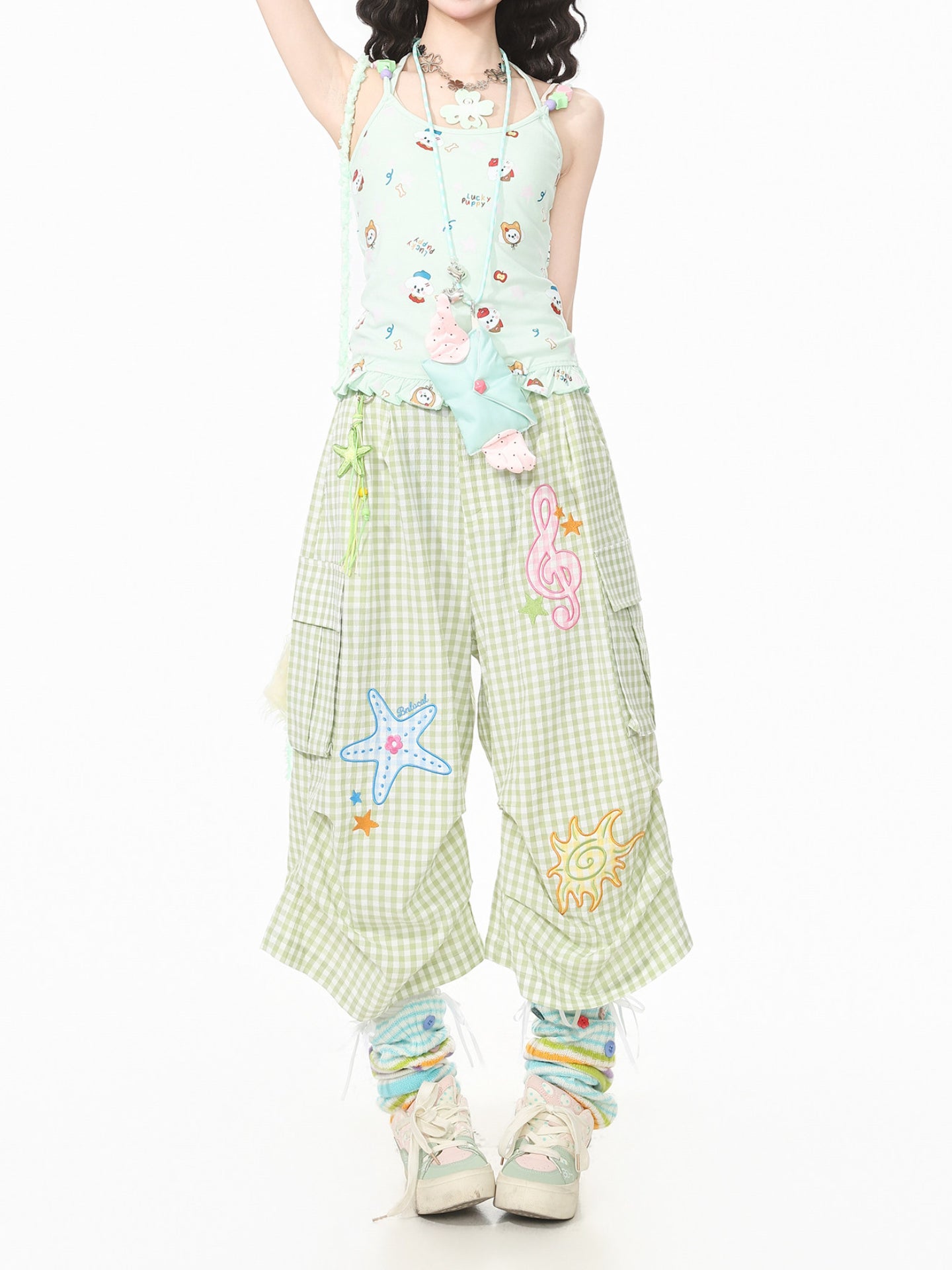 Whimsy Melody Capri Pants-Bottoms-ntbhshop