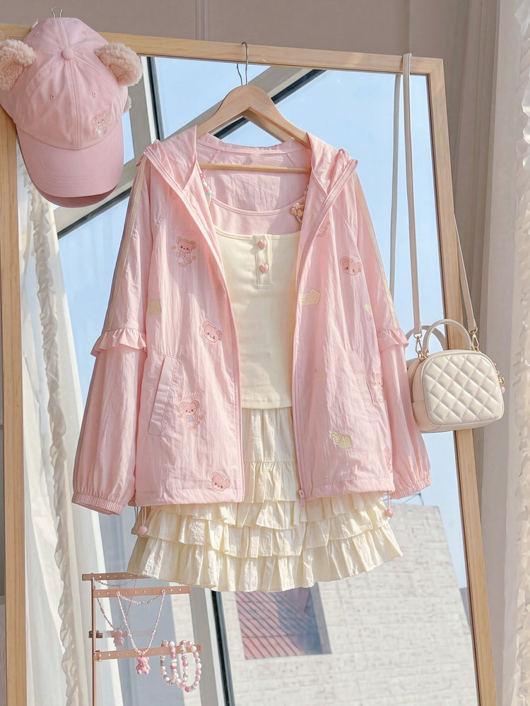 Bakery Bear Petaline Sun Jacket-Outerwear-ntbhshop