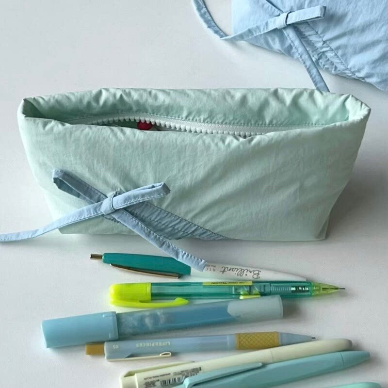 Gentle Ribbon Pencil Cases-Accessories-ntbhshop