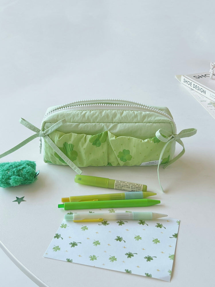 Ribbon Gather Toast Pencil Cases-Accessories-ntbhshop