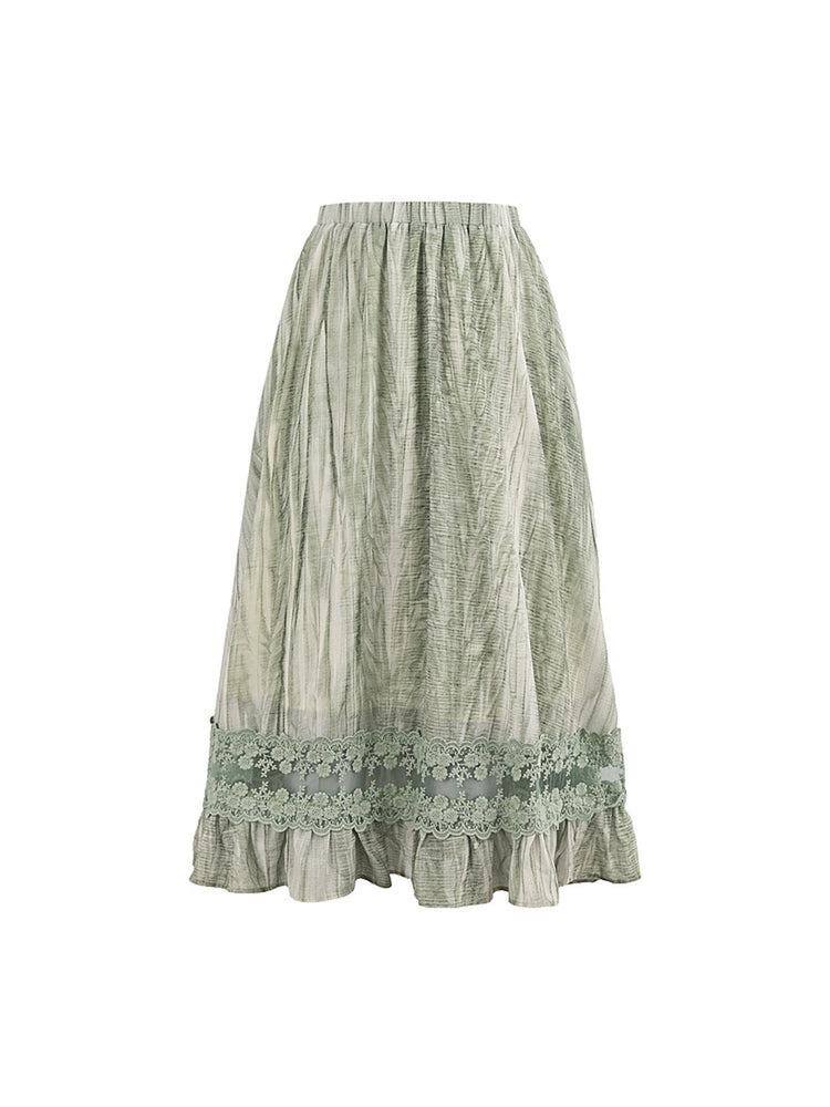 Botanical Bloom Layer Skirt-Bottoms-ntbhshop