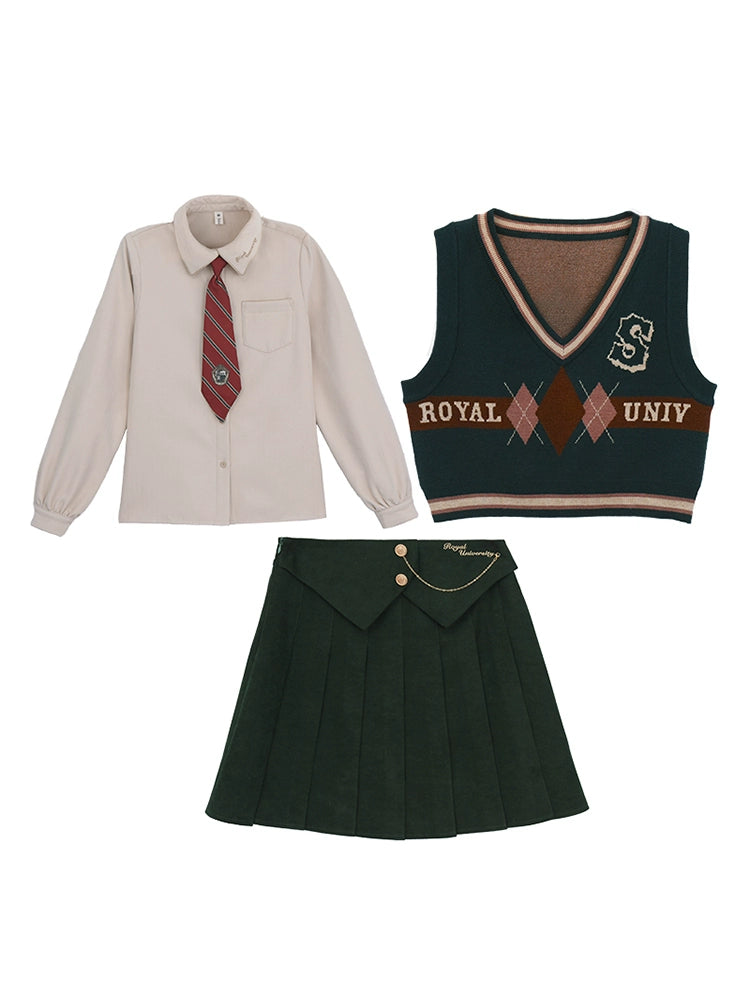 Royal University Shirt, Vest & Skirt-ntbhshop