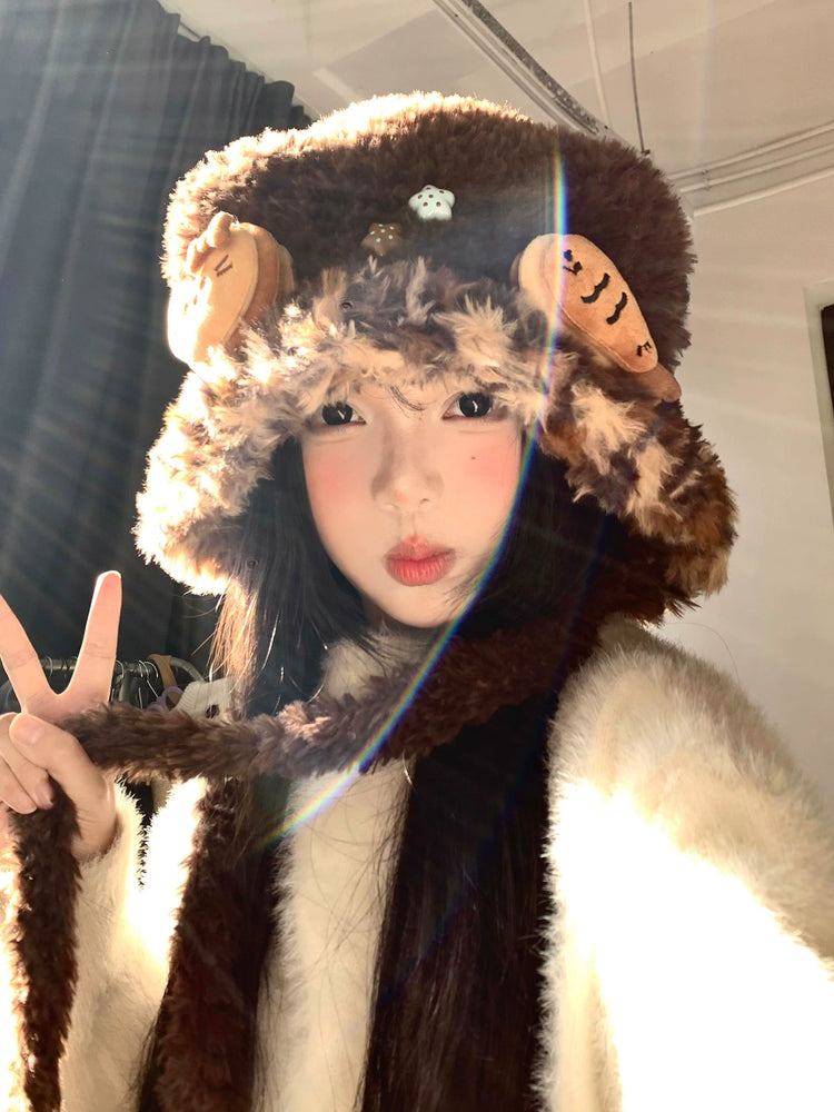 Cafe Cat Guardian Fur Hoods-ntbhshop