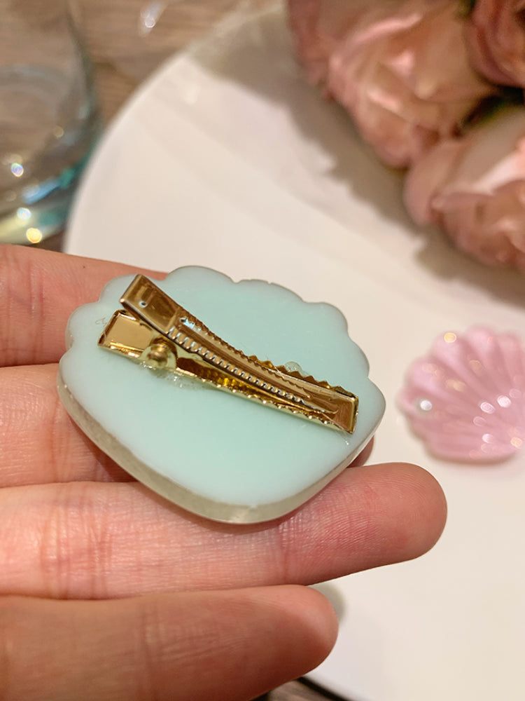 Mermaid Starfish & Shell Side Hair Clips-ntbhshop