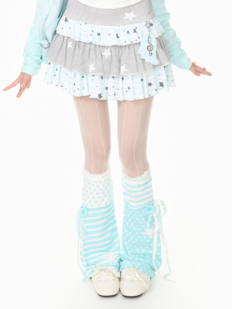 Sugar Stripe Leg Warmers-Accessories-ntbhshop