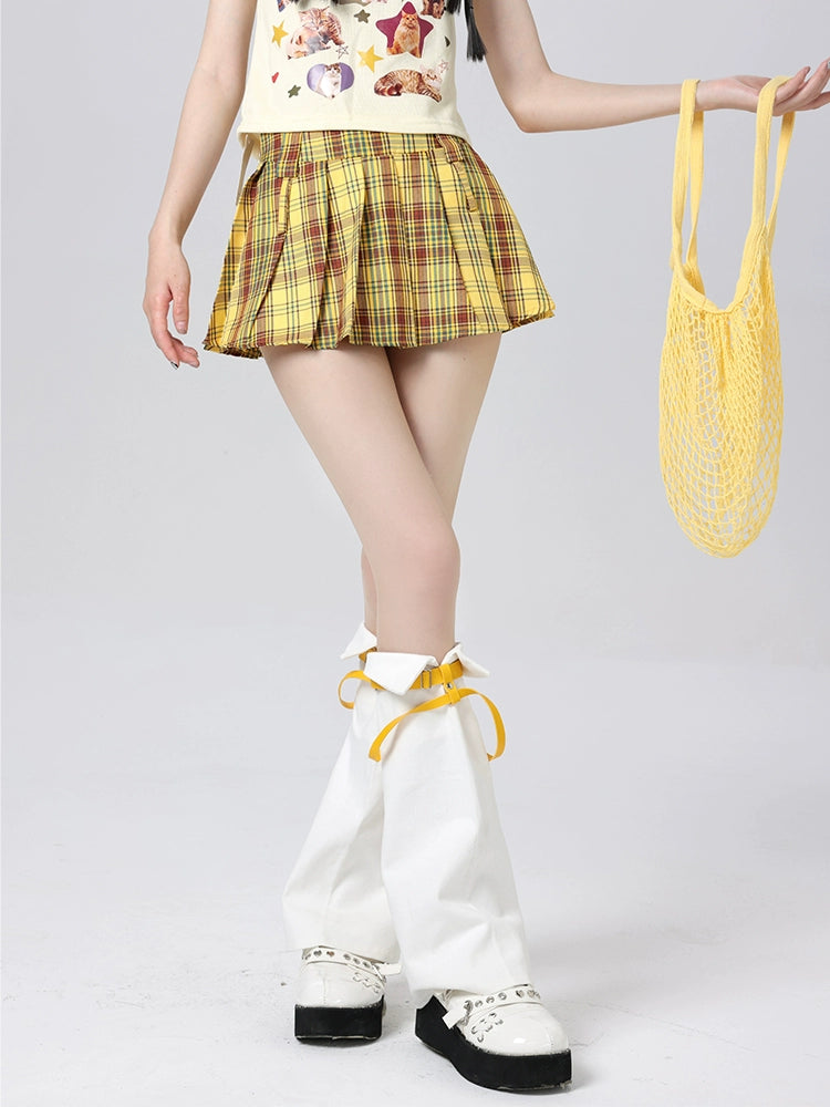 Polo Collar Belt Leg Warmers-ntbhshop