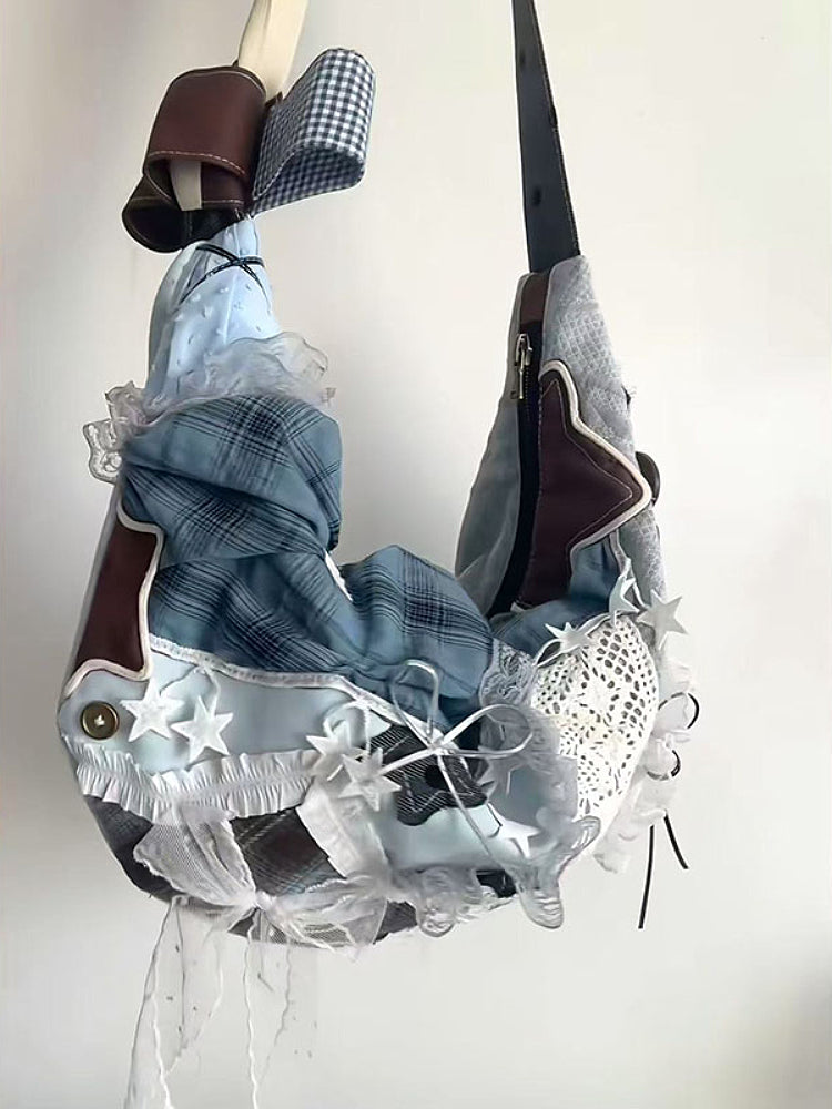 Moon Harvest Patchwork Crescent Bags-ntbhshop