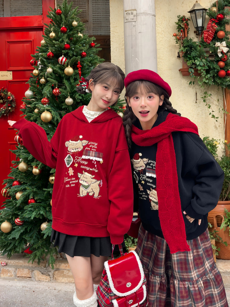 Christmas Holiday Plaid Maxi Skirt-ntbhshop