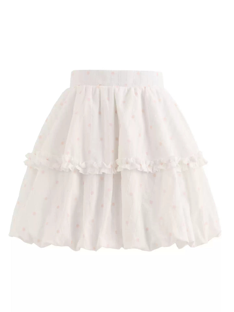 Polka Puff Bubble Skirts-Bottoms-ntbhshop