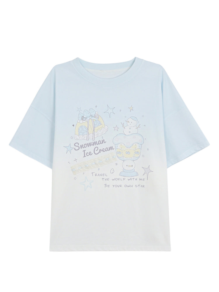 Snow Ice Cream Tee-Tops-ntbhshop