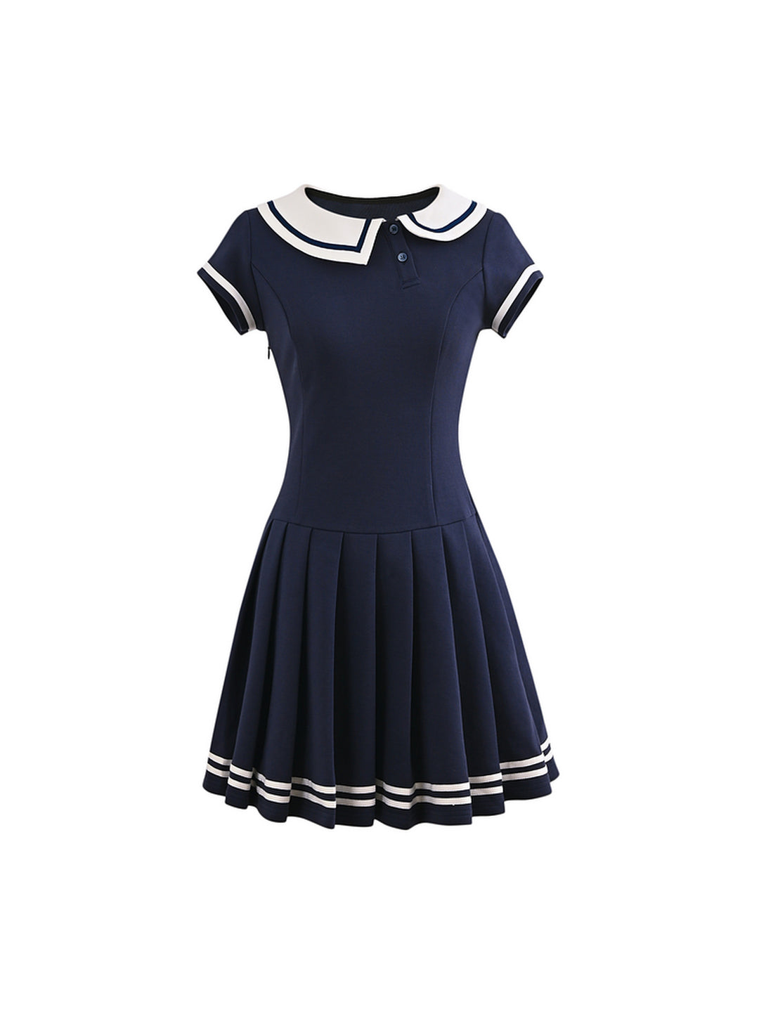 Sailor Club Pleated Dress-Dresses-ntbhshop