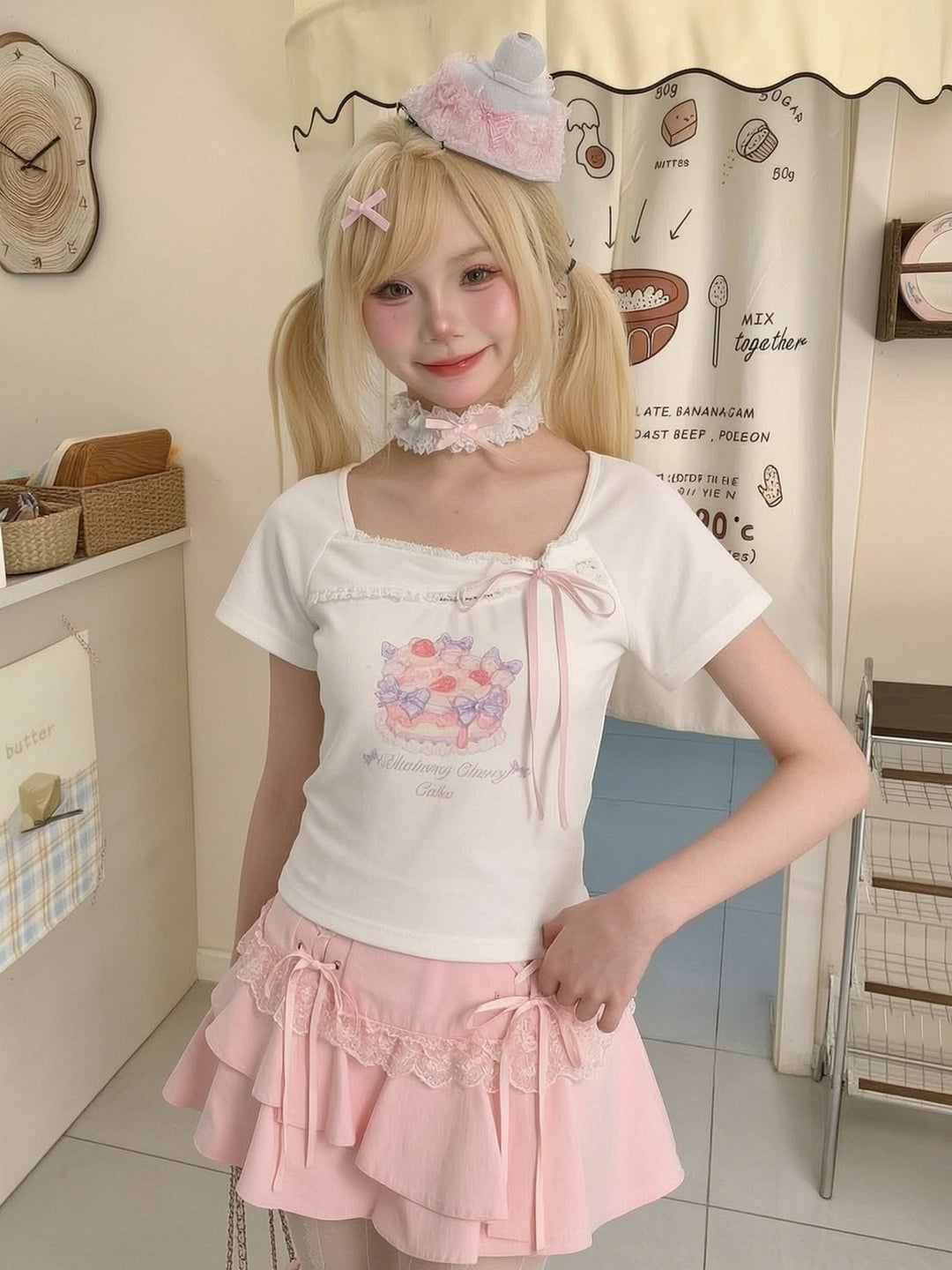Sweet Jubilee Ribbon Tee-Tops-ntbhshop