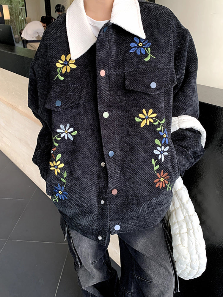 Folk Bloom Corduroy Jackets-ntbhshop
