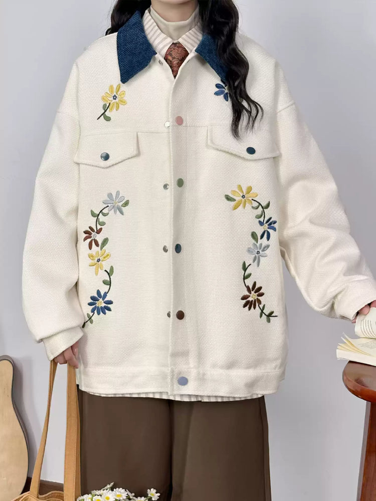 Folk Bloom Corduroy Jackets-ntbhshop