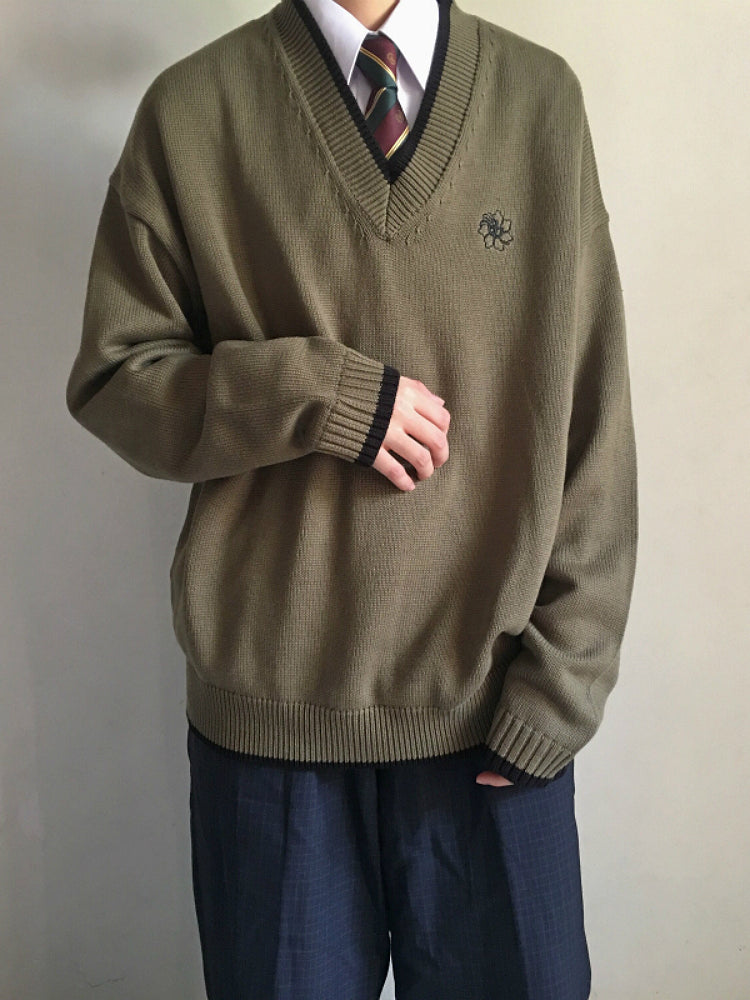 Haru JK DK Uniform Knit Sweaters-ntbhshop