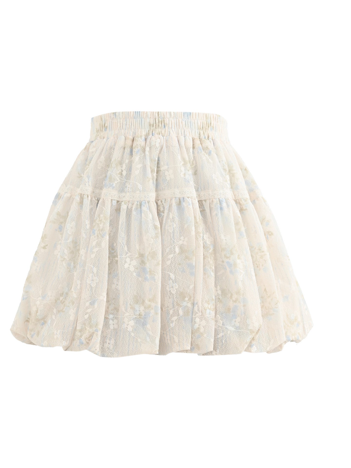 Floral Whisper Bubble Skirt-Bottoms-ntbhshop