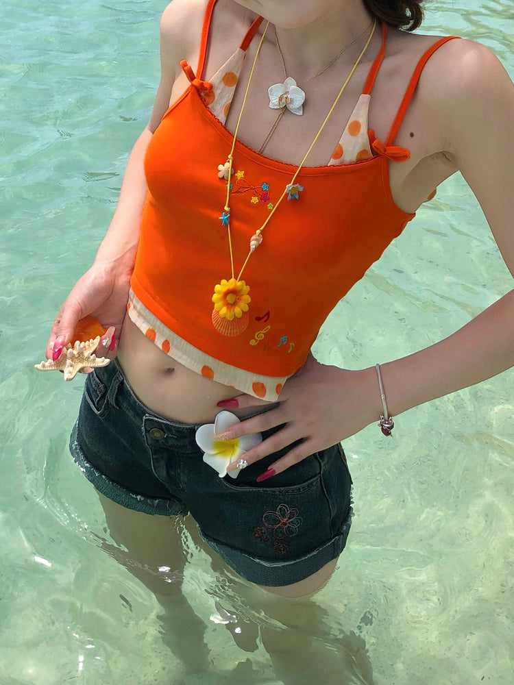 Candy Splash Dot Camis-Tops-ntbhshop