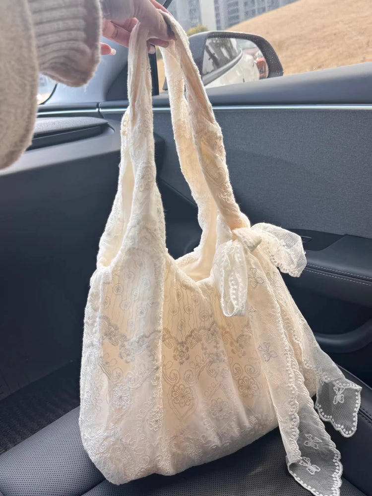 Lace Whisper Korean Style Tote-ntbhshop