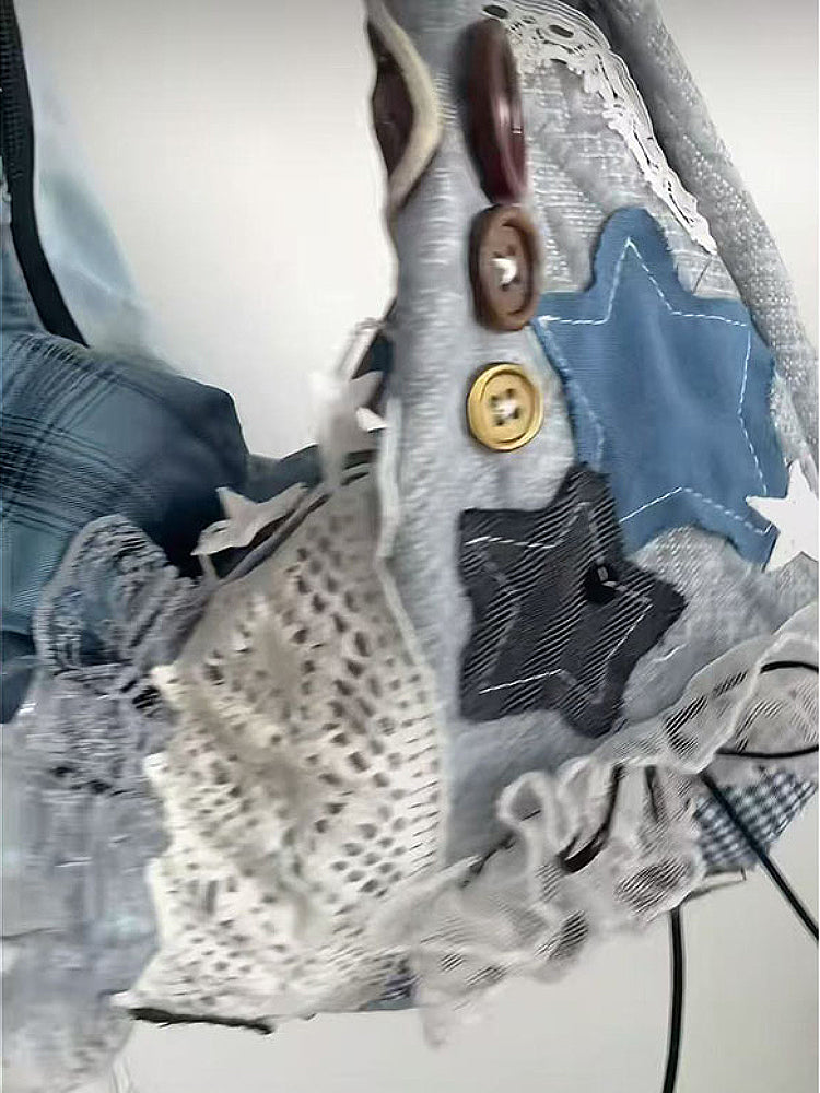 Moon Harvest Patchwork Crescent Bags-ntbhshop