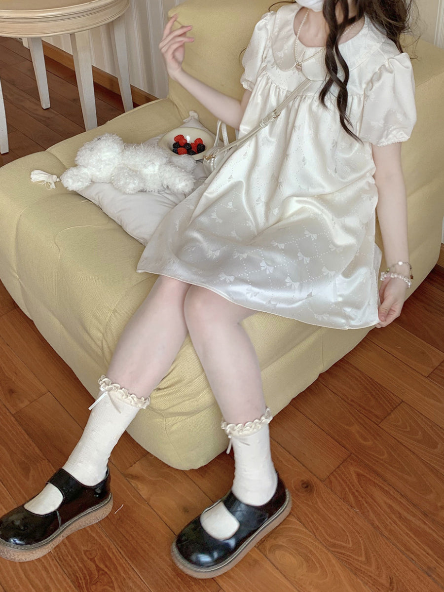 Ceramic Doll Ribbon Dresses-Dresses-ntbhshop