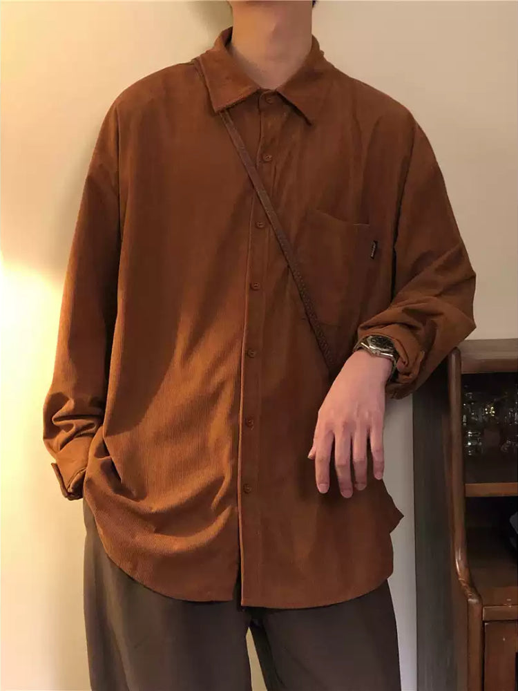 Autumn Archive Unisex Corduroy Shirts-ntbhshop