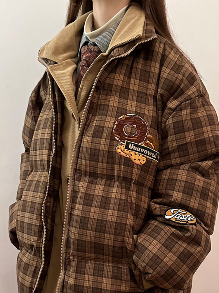 Bakery Plaid Bread Jackets-ntbhshop